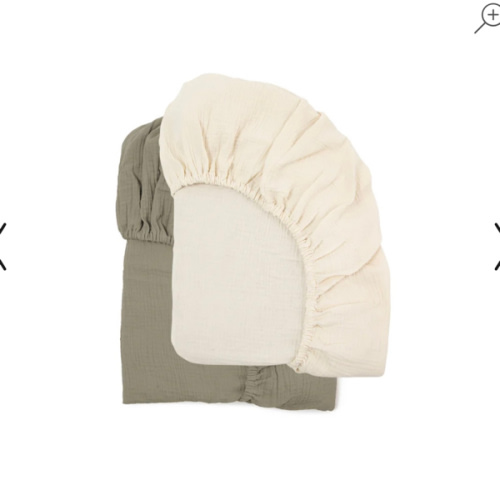 Muslin Crib Sheets | Natural + Birch