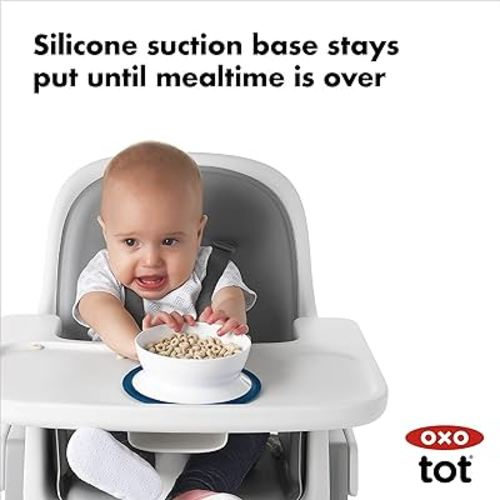 OXO Tot Stick & Stay Suction Bowl - Navy