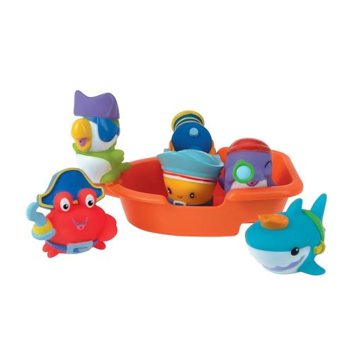 Nuby Pirate Pals Bath Toy Set