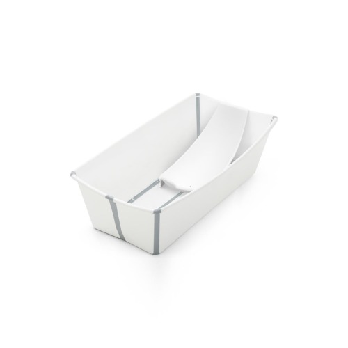 Flexi Bath® Extra Large Foldable Baby Bath Tub with Temperature Plug & Infant Insert