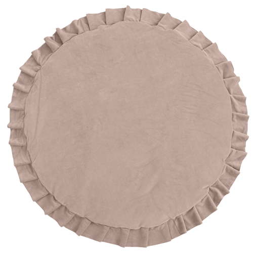 Baby Crawling Blanket Round Soft Padded Crawling Blanket Padded Children's Rug Play Mat,Available In 6 Colors for Your Choice,Parent Child Interaction Mat,Can Be Used with A Tent Light Pink