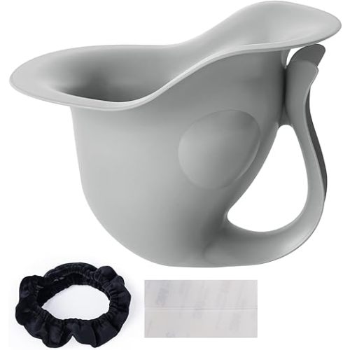 Newborn Baby Potty- The Diaper-Free Solution for Indoor & Outdoor Elimination Communication; Cute Fish Design (Grey)