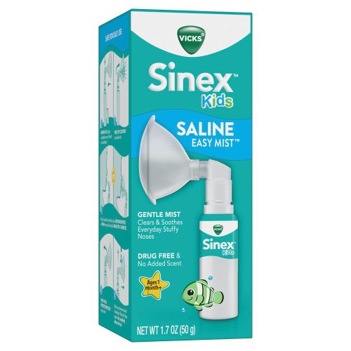Vicks Sinex Kids Saline Easy Mist Kit, 1.7 OZ