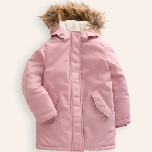 Authentic Waterproof Parka - Vintage Pink | Boden US Size 4-5