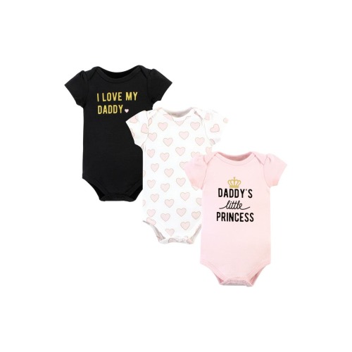 Cotton Bodysuits 3-Pack, 0-3M