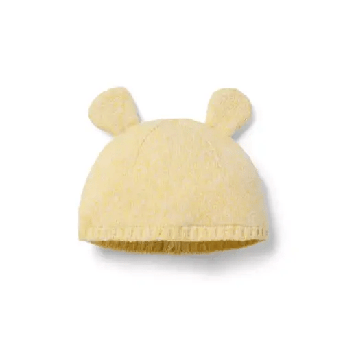 Baby Sunny Yellow Heather Disney Winnie the Pooh Baby Beanie by Janie and Jack