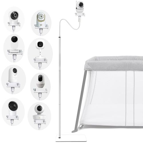 Baby Monitor Floor Stand Holder Mount Compactible for Nanit Pro & Flex Stand,Infant Optics DXR-8 Pro,VTech VM924/901/819/RM7764,Momcozy,eufy E110,HelloBaby,nooie IPC100,Motorola VM75/VM50G/VM44