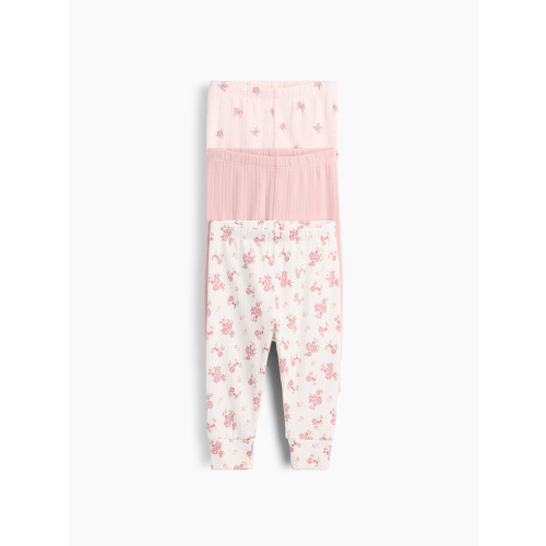 Baby Softspun Pointelle Pull-On Pants (3-Pack)