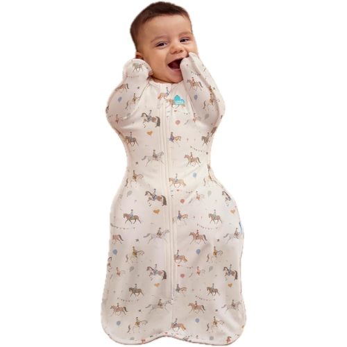 Love to Dream Swaddle UP, Baby Sleep Sack Self-Soothing Swaddles for Newborns, Improves Sleep, Secure Fit Calms Startle Reflex, New Born Essentials for Baby, 1.0 TOG, 5-8.5 lbs, Year of the Horse