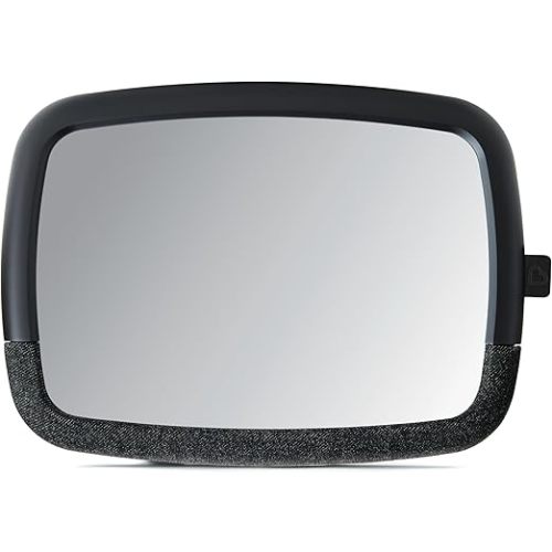 Munchkin® Baby Car Mirror, Pivot 360 Baby in-Sight® Adjustable Auto Mirror for Rear Facing Carseats, Black