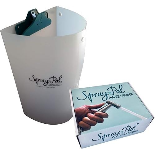 Cloth Diaper Sprayer and Splatter Shield Bundle