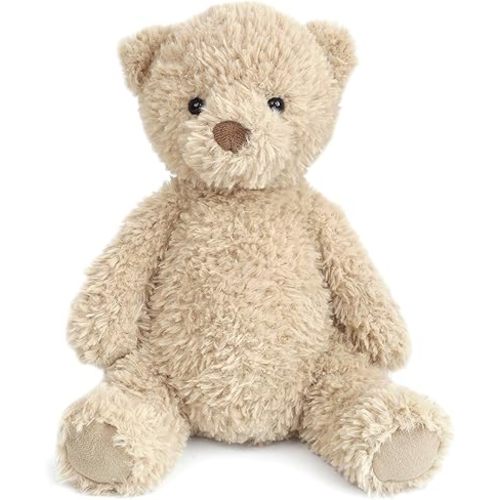 MON AMI Marshmallow Bear 12-Inch Stuffed Animal, Soft Teddy Bear Plush