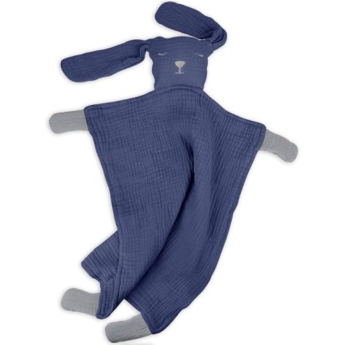 Lulu moon Lovey for Babies Muslin: Snuggle Puppy Security Blanket for Self-Soothe - Newborn Gift for Baby Shower