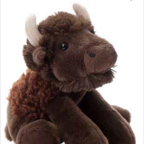 Yellowstone National Park Lodges Mini Bison Plush - The only official in park lodging