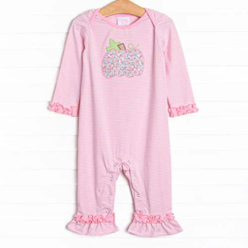 Pastel Patch Applique Romper, Pink – Stitchy Fish