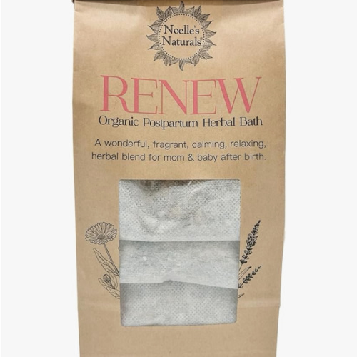 Noelle’s Naturals Organic Postpartum Herbal Bath - Pack of 7 sachets - For after childbirth - Sitz Bath - Promotes Healing and Relaxation after birth