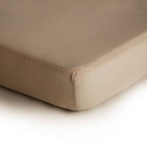 Mushie Extra Soft Muslin Crib Fitted Sheet