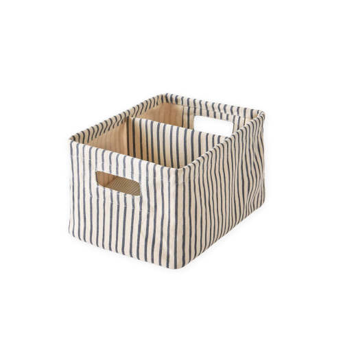 Printed Hideaway Caddy - Stripes Away Ink Blue