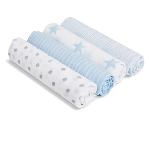 Dapper Muslin Swaddle 4pk | aden + anais