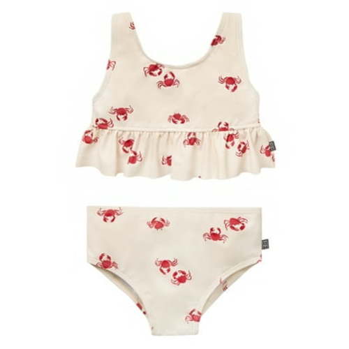 Modern Moments by Gerber Toddler Girl Tankini with Ruffle, 2-Piece, Sizes 12M - 5T