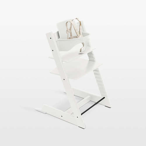 Stokke ® Tripp Trapp ® White Wood Baby High Chair