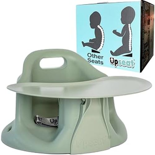Upseat Floor & Booster Seat, Baby Seat, Highchair (Sage)