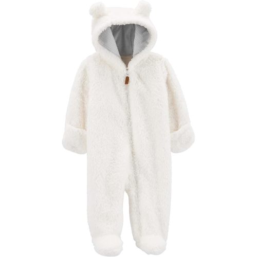 Carter's 0-9 Months Hooded Sherpa Bunting Pram