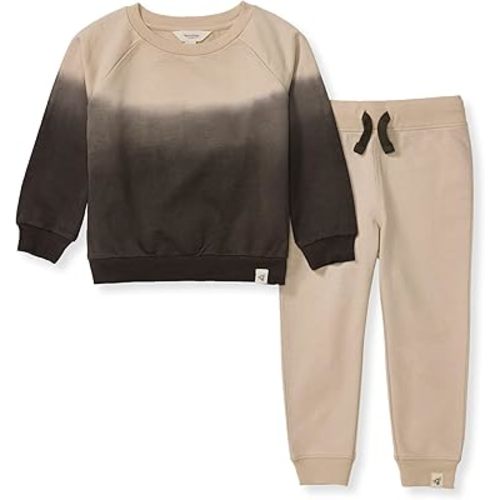 Burt's Bees Baby baby-boys Shirt and Pant Set, Top & Bottom Outfit Bundle, 100% Organic Cotton