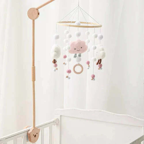 Natural Wood Baby CRIB ARM