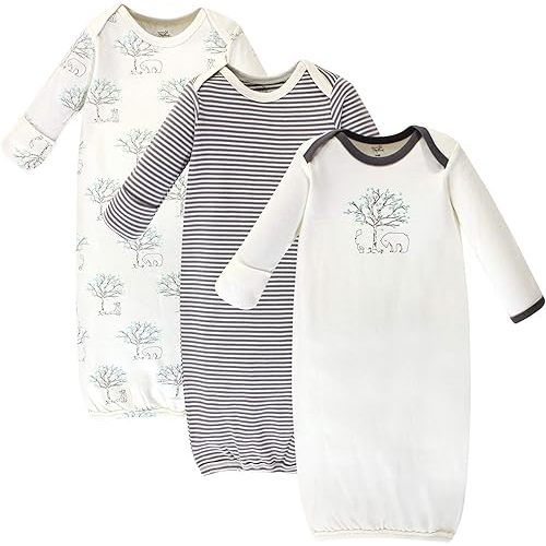 Touched by Nature Unisex Baby Organic Cotton Gowns