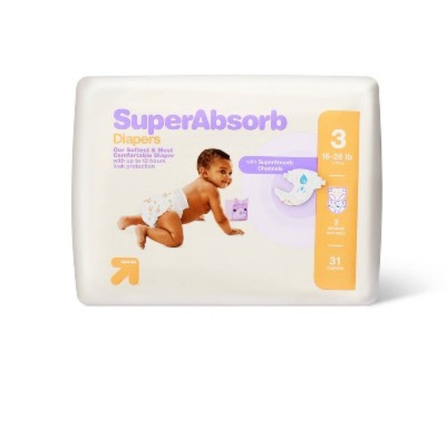 Disposable Diapers Pack - up & up™, Size: 3