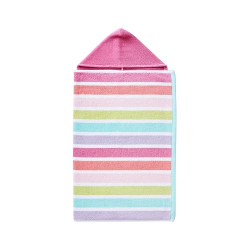 Rugby Stripe Kid Hooded Towel Collection