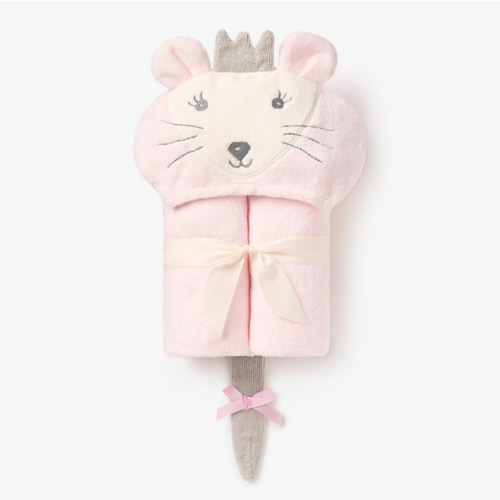 Mouse Hooded Baby Bath Wrap – Elegant Baby