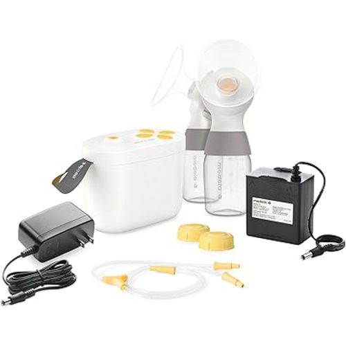 Medela Pump in Style Breast Pump Starter Kit | Classic Pump | Double Electric Breastpump with Bottles