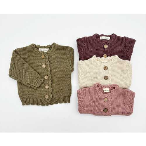 Baby Knit Cardigan Sweater | Cotton kids Buttoned SOPHIA