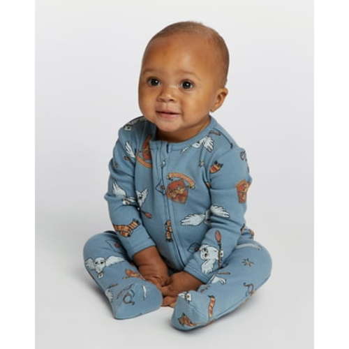 Character Baby Two-Way Zip Front Footed Sleep N Play Pajamas, Sizes Newborn-6/9 Months