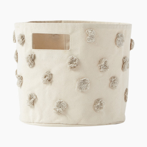 Petit Pehr Storage Pint - Grey Pom Pom