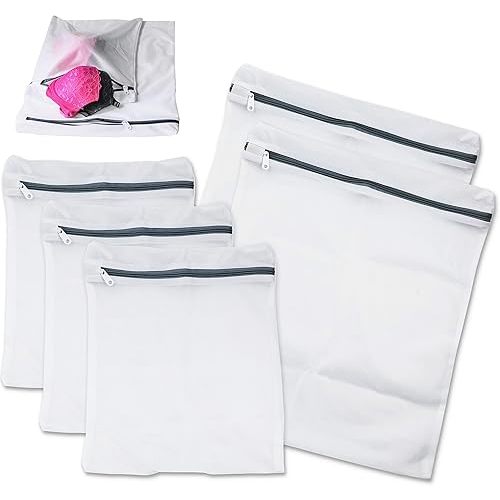 Simple Houseware Laundry Bra Lingerie Mesh Wash Bag (2 Large & 3 Medium)