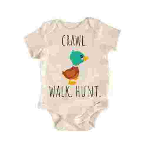 Duck Hunting Hunter - Baby Boy Girl Clothes Infant Bodysuit Funny Cute Newborn