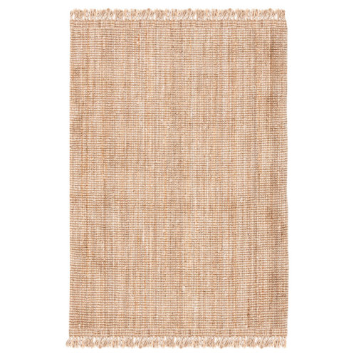 Highland Dunes Lin Natural Fiber Hand Woven Jute Rug & Reviews | Wayfair