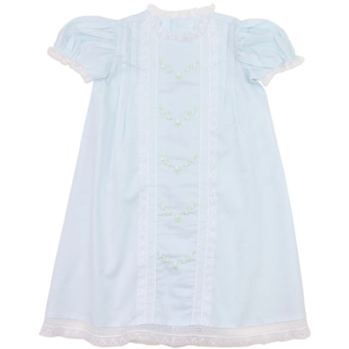 Blue Heirloom Embroidered Baby Gown – Cecil & Lou