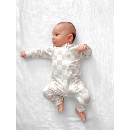 Organic Cotton Checkered Romper – Bella Berry Designs