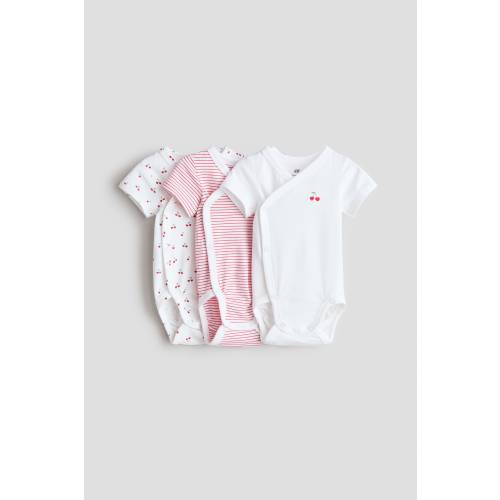 3-PACK WRAPOVER BODYSUITS