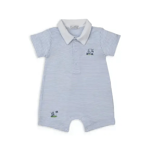 Boys' Striped Golf Short Playsuit Romper - Baby