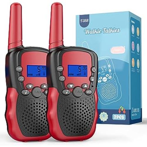 Selieve Outdoor Toys for Kids Ages 4-8, Walkie Talkies for Kids Long Distance 22 Channels 2 Way Radio Interactive Toys Birthday Gifts for 3-12 for Girls and Boys