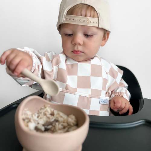 The Grayson Long Sleeve Bib - Checkered – Calla and Friends