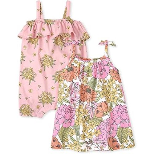 The Children's Place Baby Girls Short Sleeve Bodysuit Dress