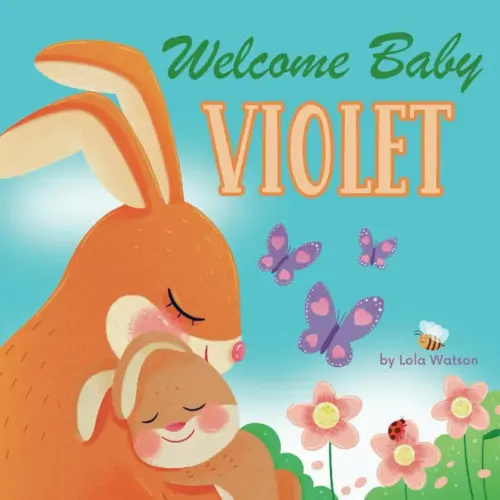 Welcome Baby Violet: A Personalized Children's Rhyming Story Book - Perfect Baby Shower Keepsake Gift & Baby 1st Christmas or Birthday Present