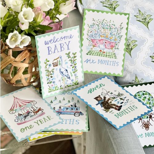 Baby Milestone Cards: Animal Set