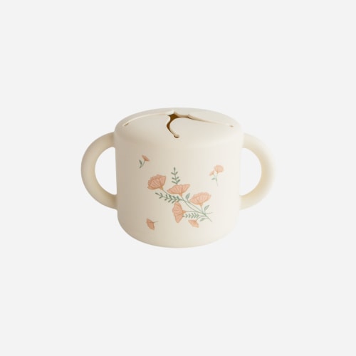 Snack Cup - Pink Flowers